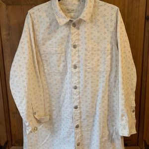 Madewell eyelet denim dress